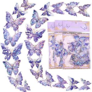 Butterfly stickers glitter for var...