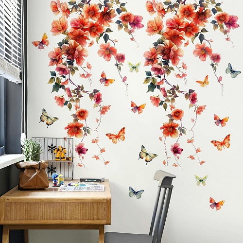 Butterfly wall decal decorating ideas