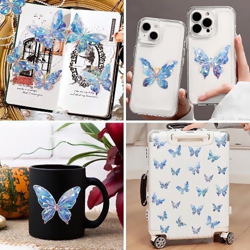 Butterfly stickers for phone case