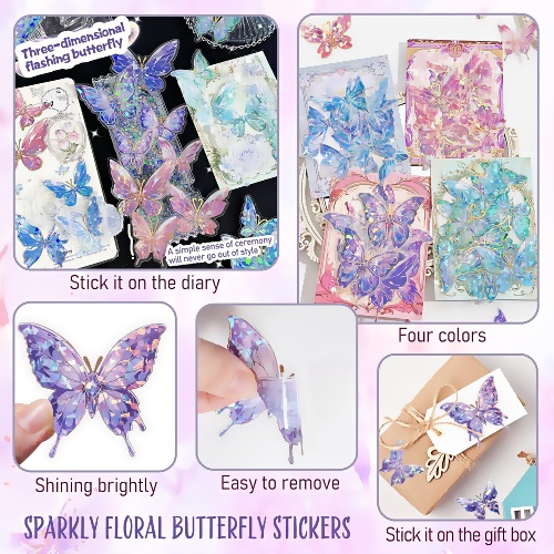 Butterfly stickers for phone case