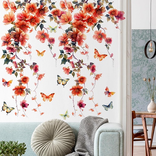 Butterfly wall decal decorating ideas