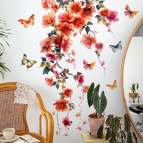 Butterfly wall decal decorating ideas