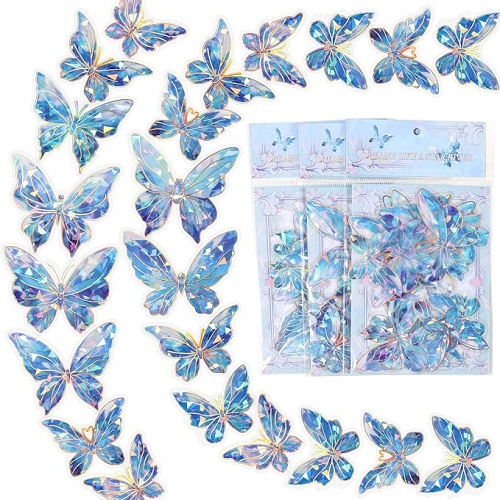 Butterfly stickers glitter for variety of uses - Image 3