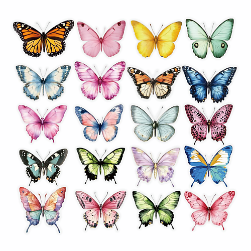 Butterfly stickers at walmart