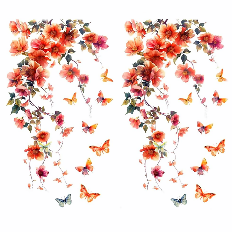 Butterfly stickers at dollar store