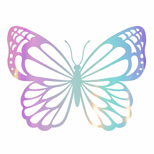 Colourful butterflies stickers