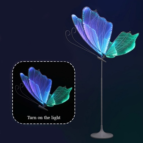 Wedding butterfly led floor lamp