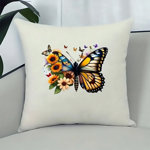 Butterfly pillow cases