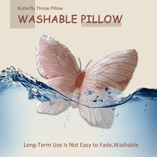 Butterfly throw pillow