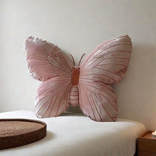 Butterfly throw pillow