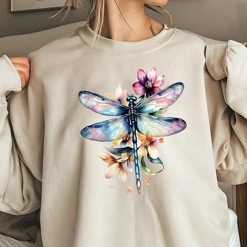 Long sleeve butterfly shirt womens