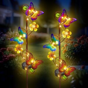 Butterfly garden stakes amazon lig...
