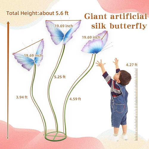 Large butterfly party decorations