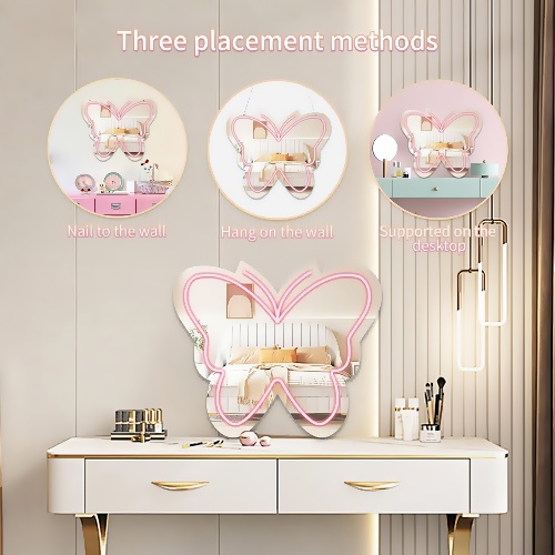 Large butterfly mirror