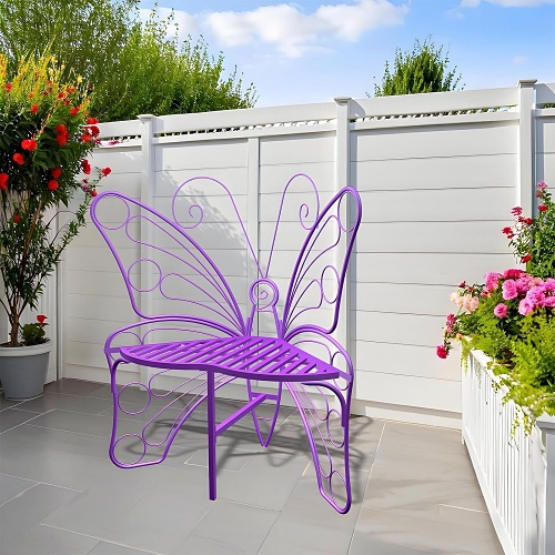 Butterfly bench outdoor