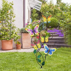 Decorative butterfly garden stake ...