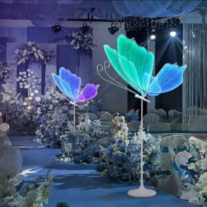 Wedding butterfly led floor lamp