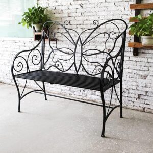 Cast iron butterfly bench beautifu...