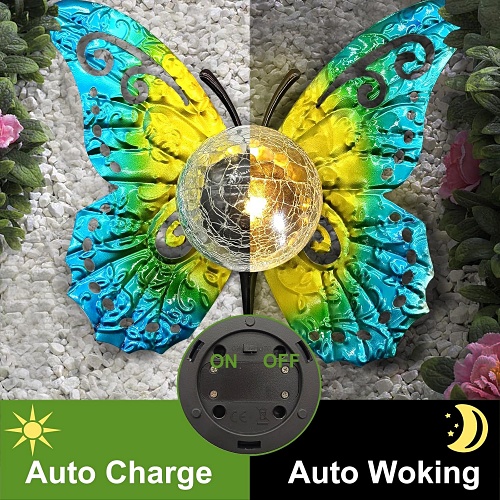 Outdoor solar butterfly lights for sale