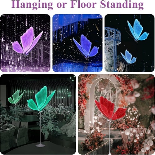 Wedding butterfly led floor lamp