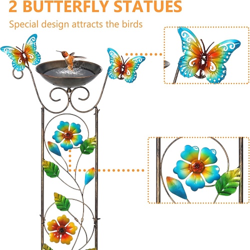 Butterfly bird bath ideas