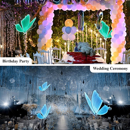 Wedding butterfly led floor lamp