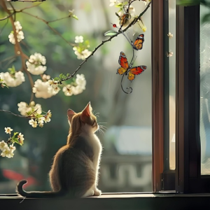 Monarch butterfly sun catcher brea...