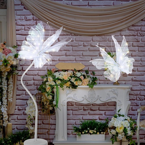 Large led butterfly light