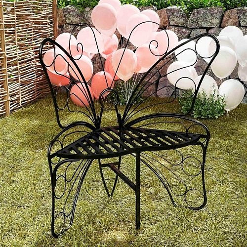Butterfly bench outdoor