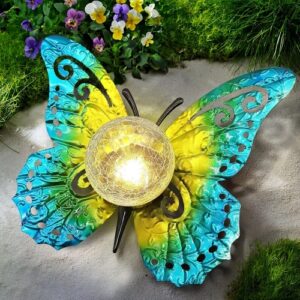 Outdoor solar butterfly lights for...