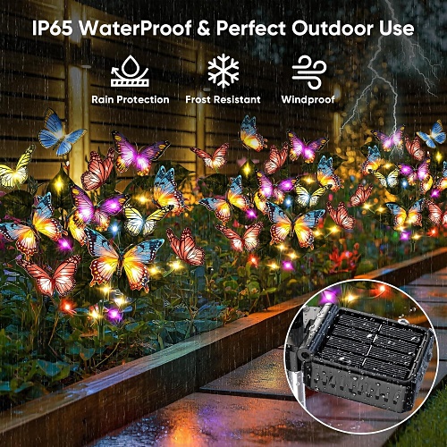 Butterfly stake for garden