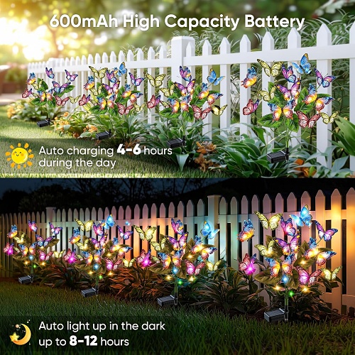 Butterfly stake for garden