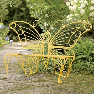 Yellow butterfly bench colors to c...