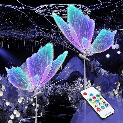 Wedding butterfly led floor lamp