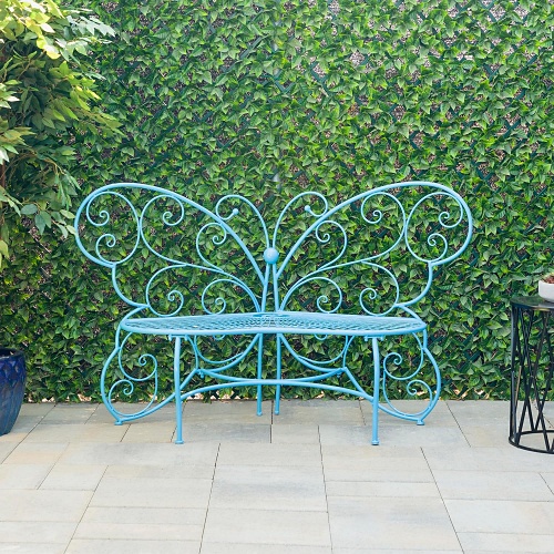 Iron butterfly bench for sale