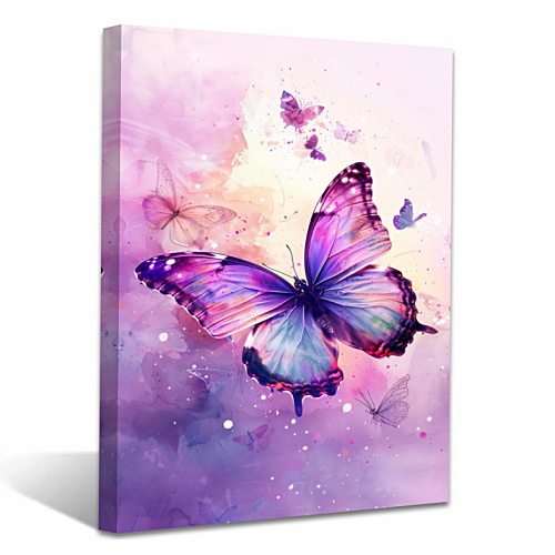 Butterfly canvas wall art