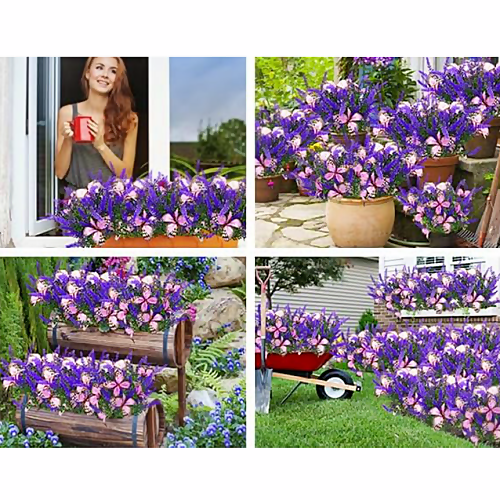 Solar garden butterfly stake lights