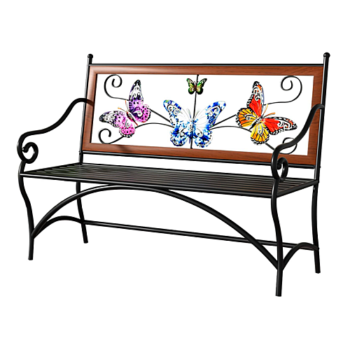 Butterfly corner bench