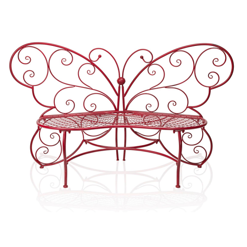 Iron butterfly bench for sale