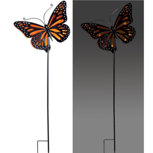 Monarch butterfly garden stake ele...