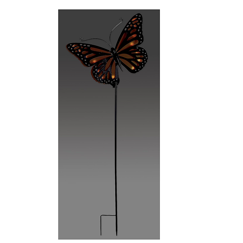 Monarch butterfly garden stake