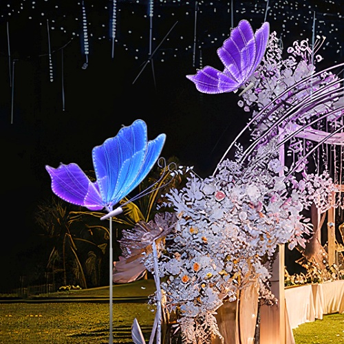 Wedding butterfly led floor lamp