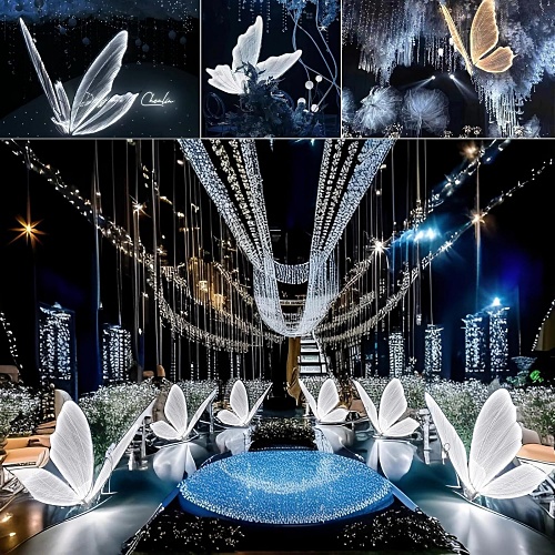 Wedding butterfly decorations