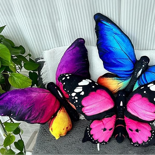 Butterfly decorative pillow