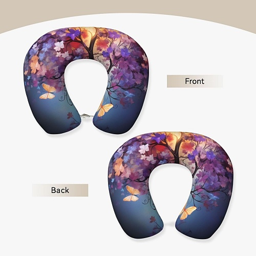 Butterfly neck travel pillow