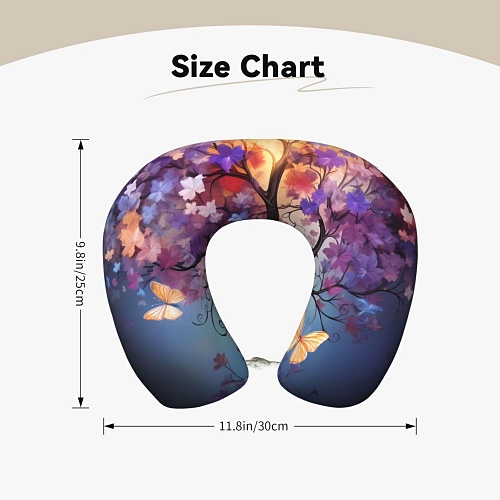 Butterfly neck travel pillow