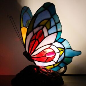 Tiffany style stained glass butter...