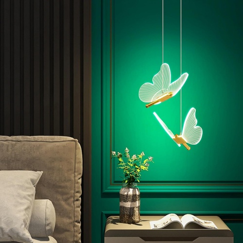 Butterfly lamp hanging from ceiling - Image 9
