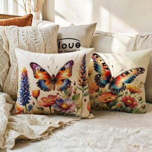 Butterfly decorative cushion cover...