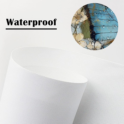 Blue butterfly canvas wall art